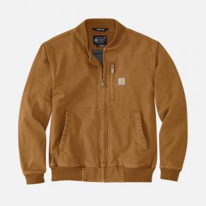 (106781) 덕 릴렉스드핏 봄버 자켓 BROWN